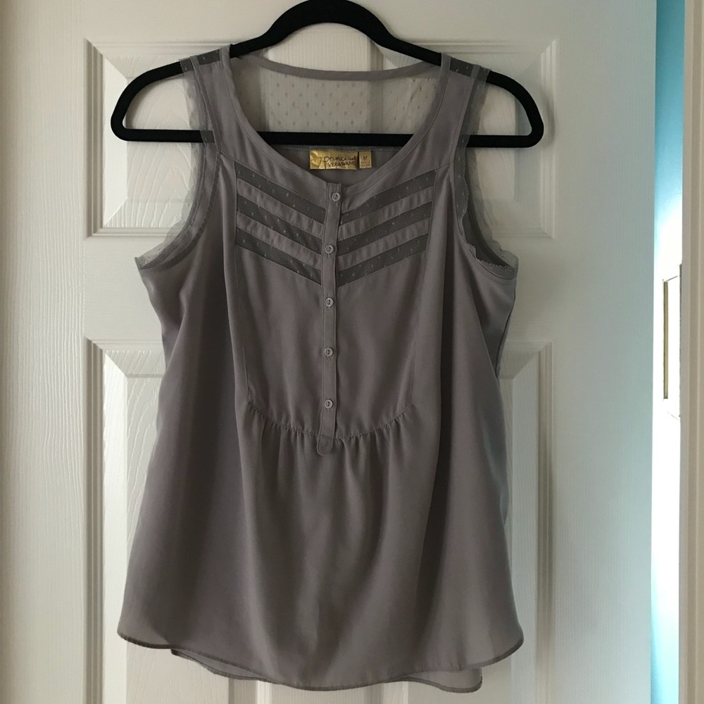 Grey Vera Wang top